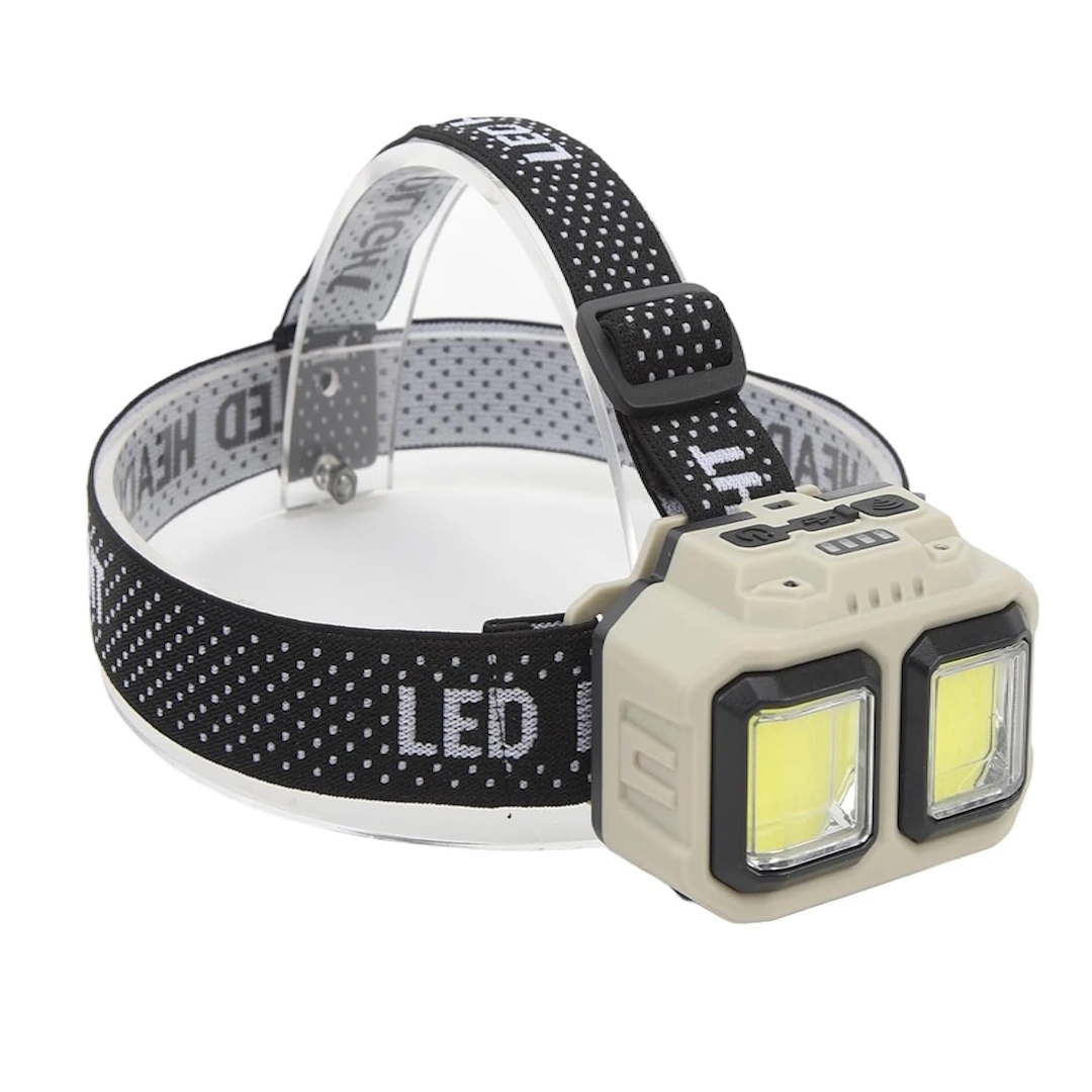 كشاف راس سنسور 816-3 كشاف رأس إضاءة للرحلات الصيد الليلي والتخييم والسفاري والمميزة بطارية خارجيه قابل للشحن وتقدر يكون معك أكثر من بطارية موديل HX-816S | RoxyStore