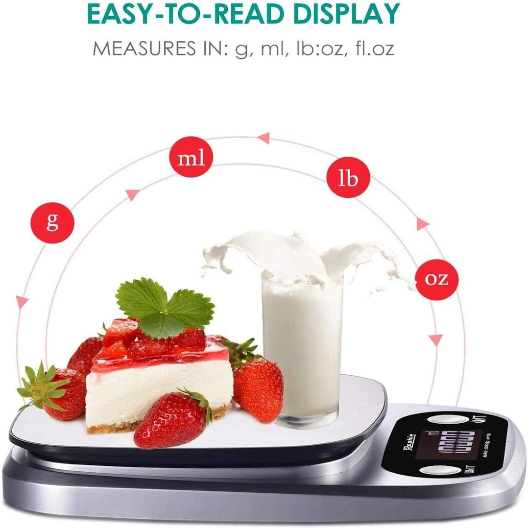 10kg weighing scale, Stainless MK-246-26-5 Rovi 5kg Digital Kitchen Food Scale for Baking and Cooking (5kg) | RoxyStore
