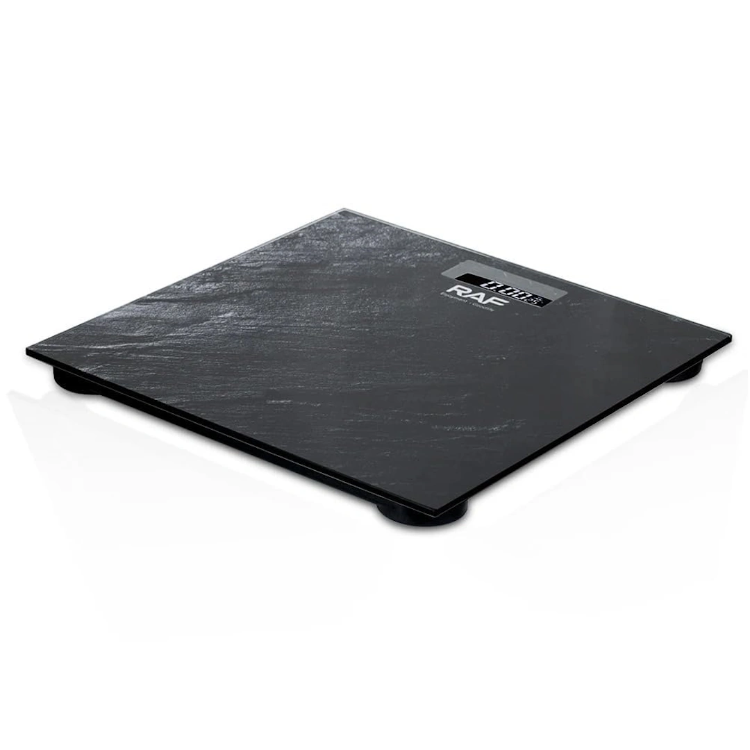 Rav-3 People Scale Tempered glass personal digital scale weighs up to 180 kg, ideal for monitoring your weight at home. | RoxyStore