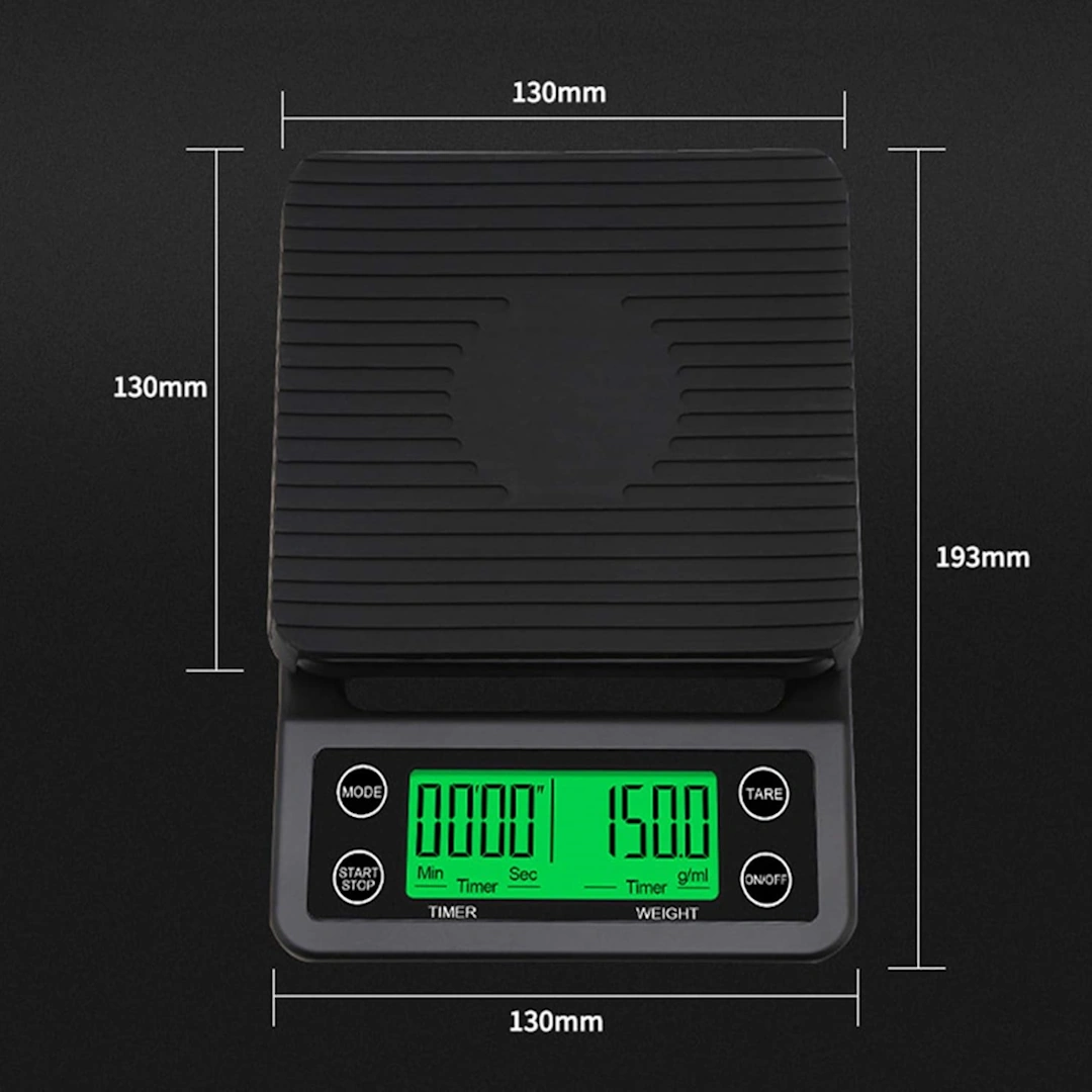 Coffee Gram Scale-3 SEYO Precision Electric Kitchen Scale for Coffee with Timer High Precision Small Food Weighing Scale 0.1g to 3kg SEYO | RoxyStore