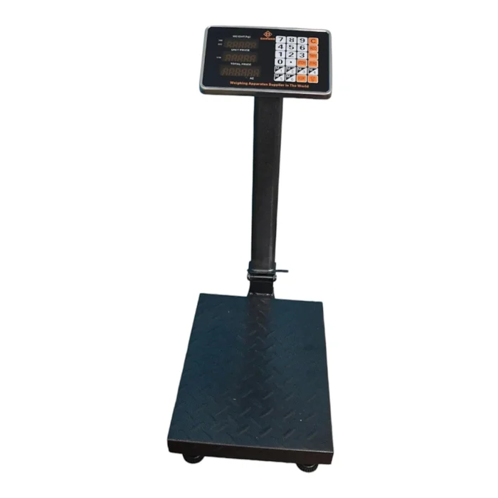 Digital drum scale weighs up to 150 kg - sensitivity 10 - battery operated - drum size 30 x 40 cm - black | RoxyStore