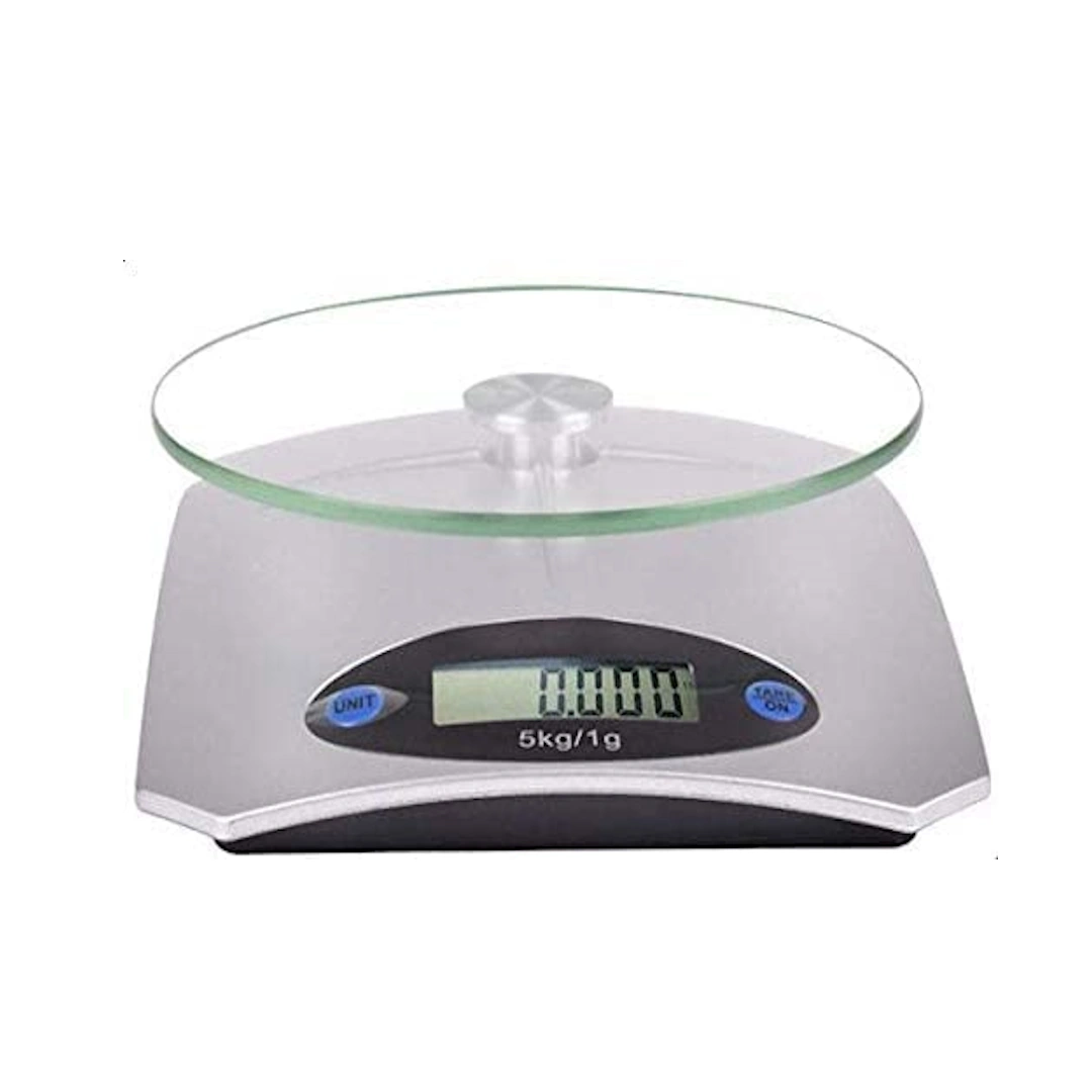 Strawberry Kitchen Scale-4 D Logo Digital Kitchen Scale with LCD Display and Stylish Design Accurately Weighs Grams up to 5kg Versatile Food Scale for Weighing Ingredients Perfect Grey | RoxyStore
