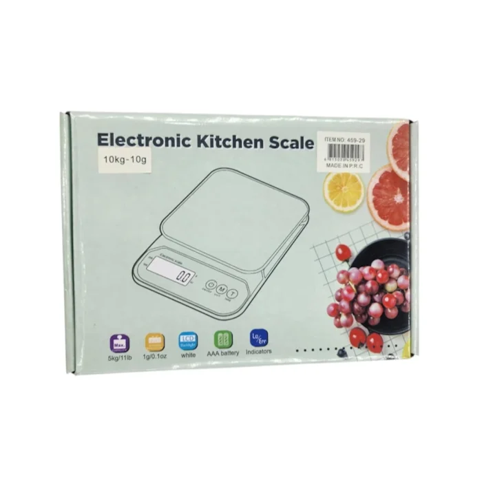 Digital Kitchen Scale with LCD Display, Mini Electronic Food Scale, Plastic | RoxyStore