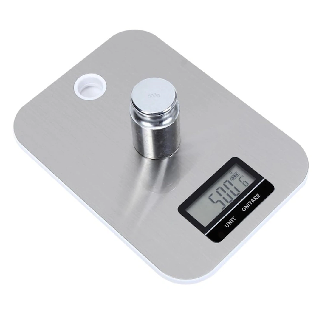 Hanging Kitchen Scale-3 Terencoyo 5kg Digital Kitchen Scale with Auto-Off and Backlight, Stainless Steel, Blue | RoxyStore