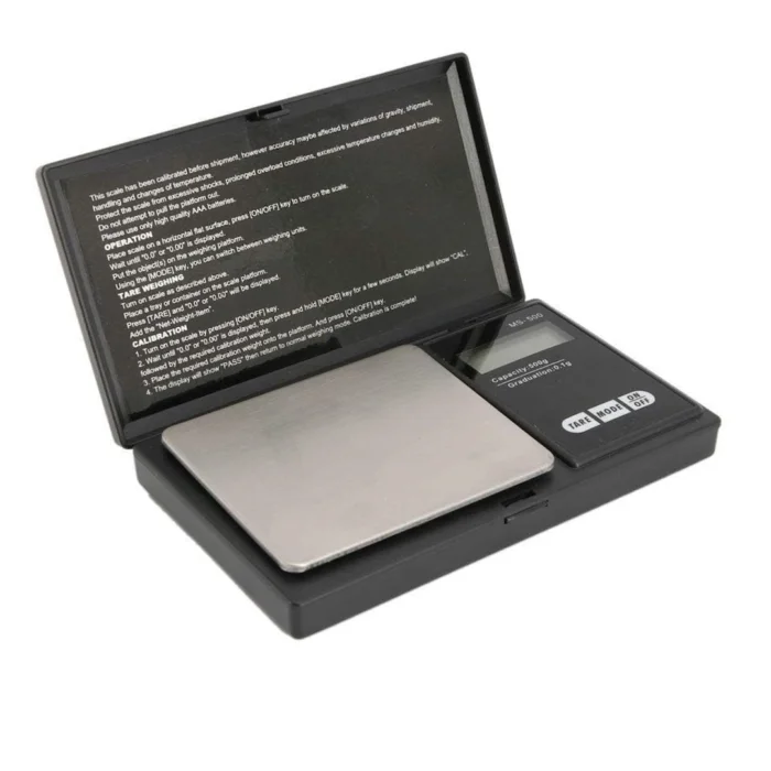 Ather Electronic Pocket Scale for Gold Jewelry and Precious Metals, Accurate up to 200g, Black, 200.0g | RoxyStore