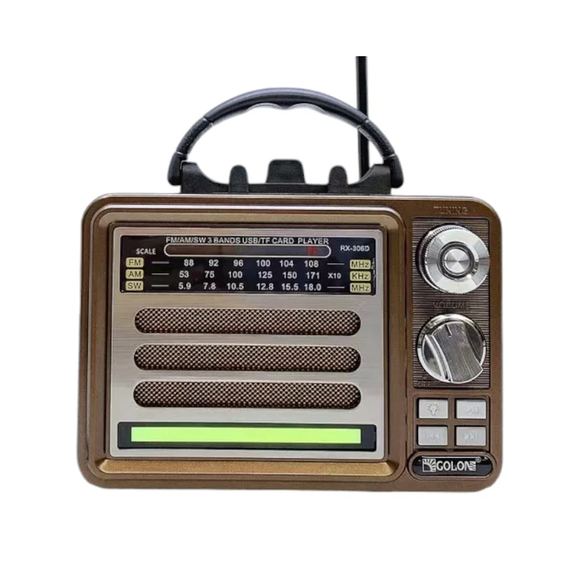 370045-2 راديو جولون الكلاسيكي RX-306D – تصميم خشبي وصوت قوي | RoxyStore