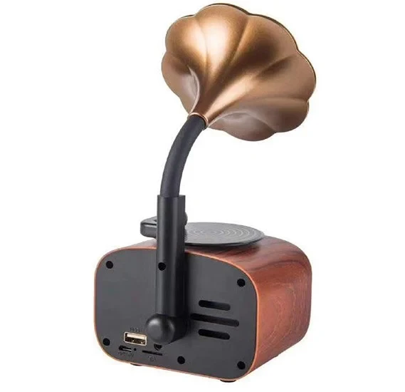 5429248162332 مكبر صوت بلوتوث Music Apollo B7 بلمسة خشبية فاخرة | RoxyStore