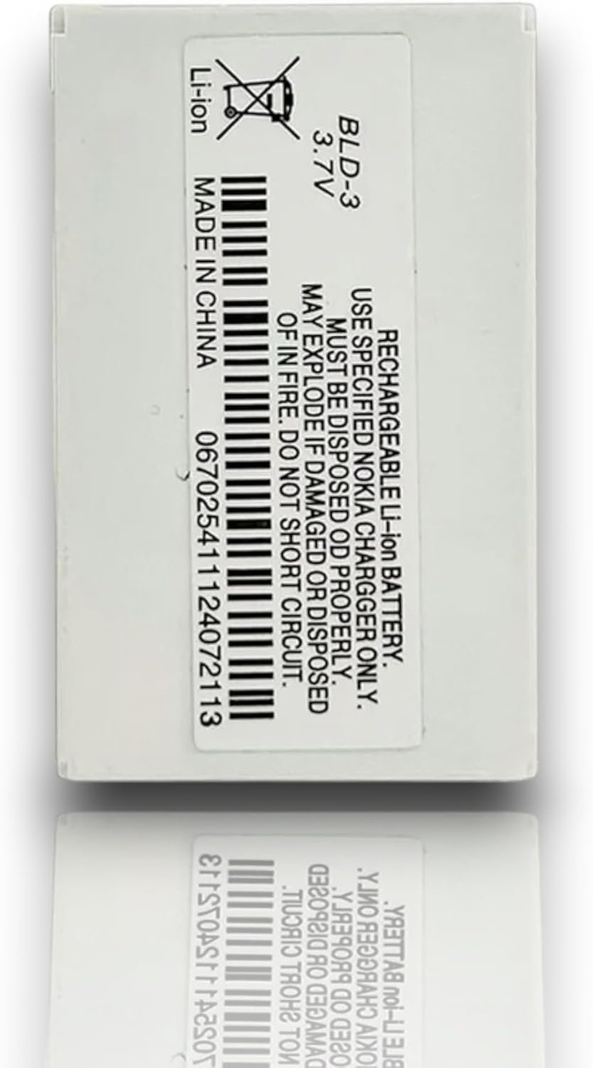 61OTz22JLAL._AC_SL1500_ بطارية بديلة لبطارية نوكيا BLD-3، بطارية ليثيوم ايون 800mAh متوافقة مع الموبايلات 3300، 3200، 2100، 7250i، 6220، 6610، 7210 | RoxyStore