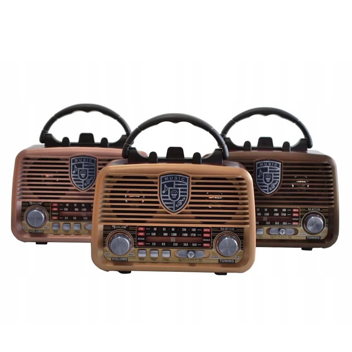 ICF-F24_09 راديو ومكبر صوت ICF-F24جولون — 3 نطاقات (AM-FM-SW)، يدعم البلوتوث، USB، بطاقة TF، مدخل AUX، مدخل DC، وبطارية قابلة لإعادة الشحن | RoxyStore